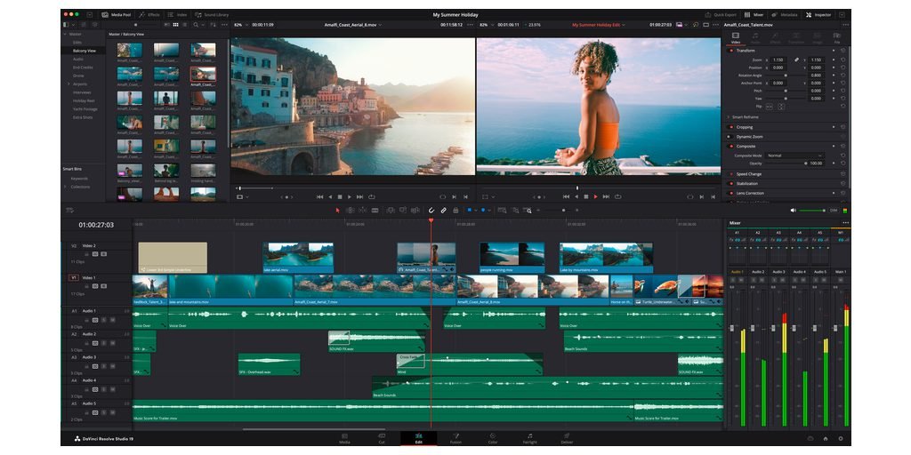 Nâng Tầm Chỉnh Sửa Video với Blackmagic Design DaVinci Resolve Studio 19.0.0.0069 + Crack Cho Windows