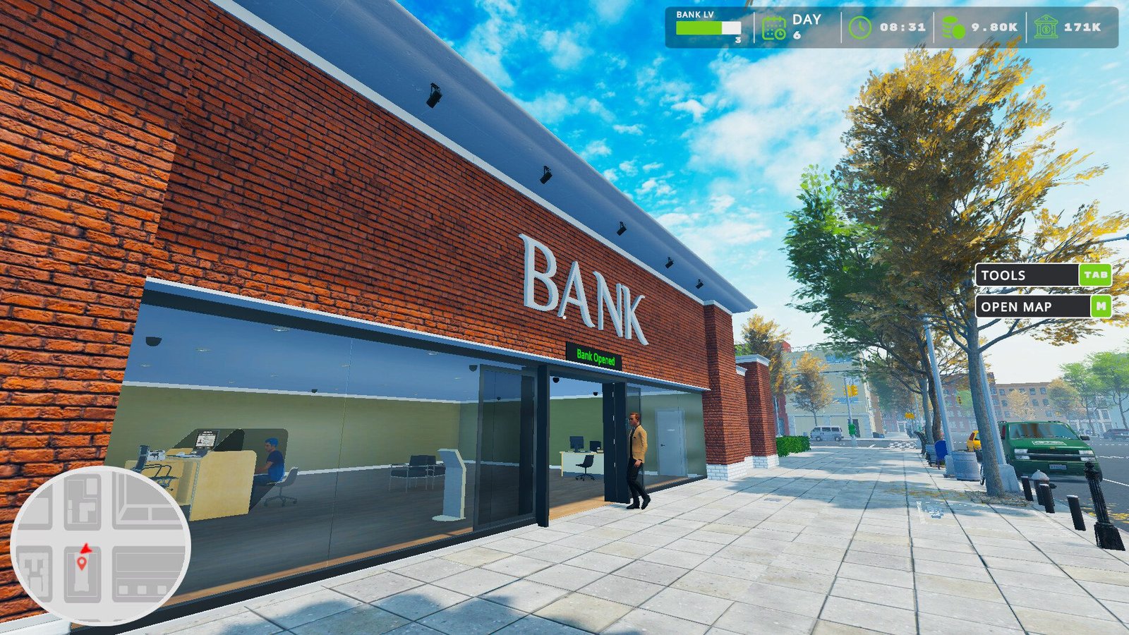 Bank Simulator + Crack – Game Mô Phỏng Quản Lý Ngân Hàng, Xây Dựng Đế Chế Tài Chính Vĩnh Viễn, Offline 100%!